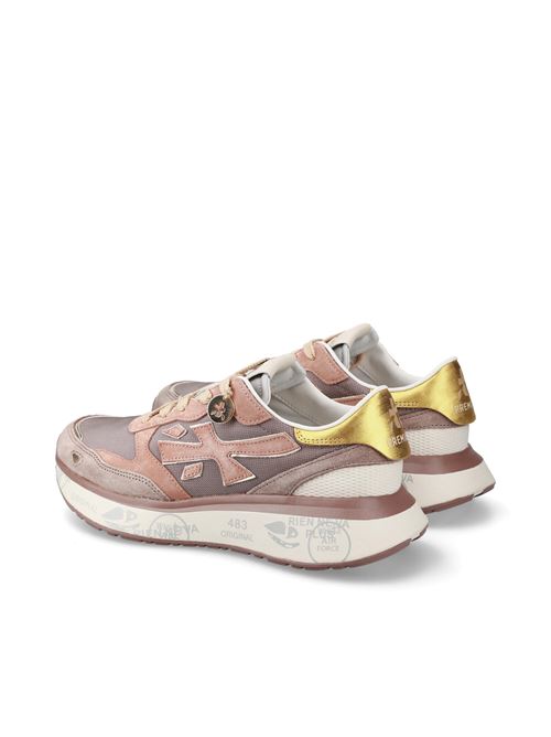 Lauryn Var 7801 sneakers in leather, faux leather, and fabric PREMIATA | LAURYN VAR7801